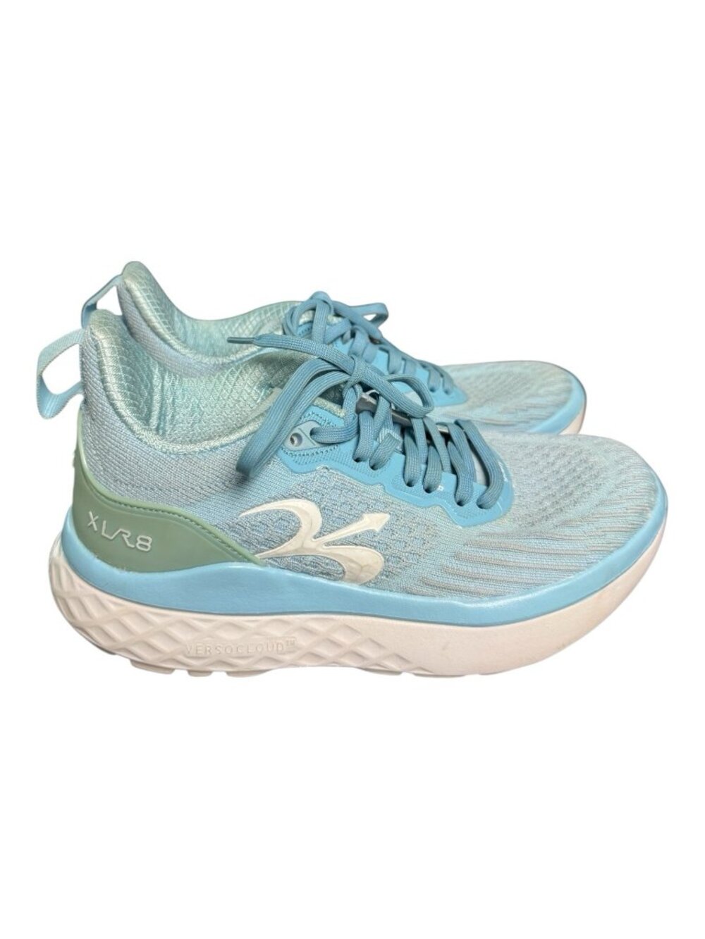 Gdefy Gravity Defyer XLR8 Womens 6.5 Light Blue Lace Up Running Shoes READ